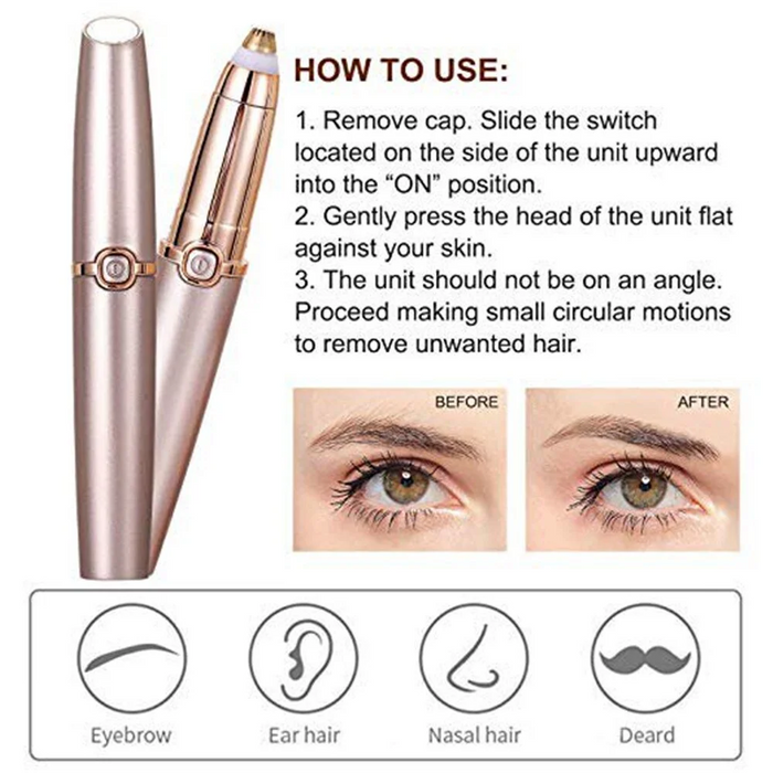 2 in 1 Eyebrow Hair Trimmer