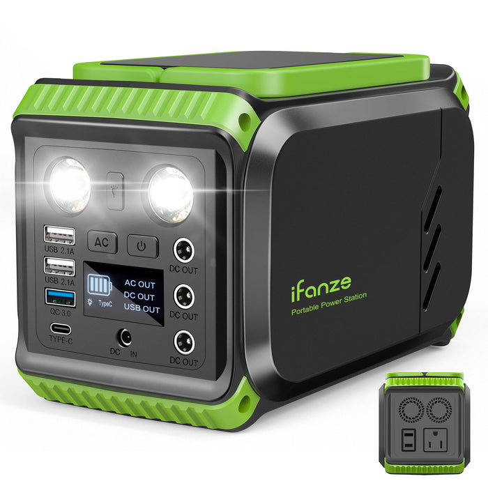 JoRock 200W Portable Power Station, 148Wh 40000mAh Solar Generator Power Supply with 110V AC Outlets & LED Light, Backup Battery for CPAP, Camping, Travel, Hunting, RV, Solar Panel not Included