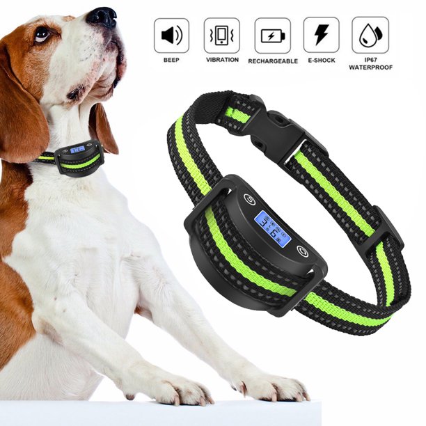 Bark Collar with Beep Vibration and Shock for Small Medium Large Dogs