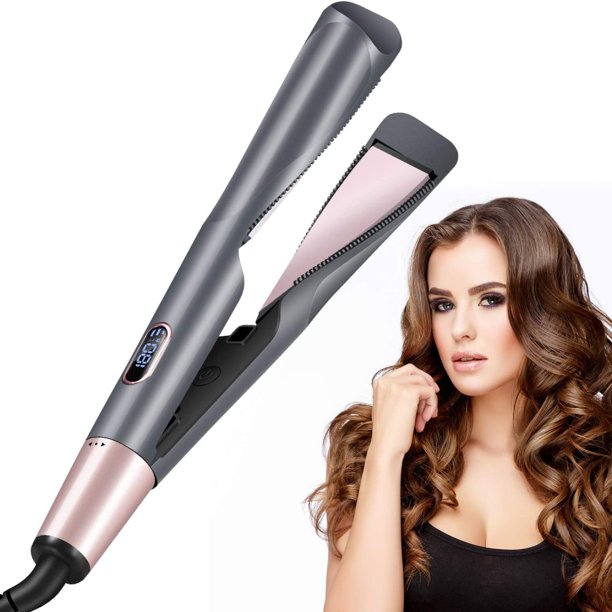 Professional Hair Straightener Curling Iron 2 in 1 Tourmaline Ceramic Twisted Flat Iron Beauty Hair Tools