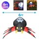 Laighter 6 FT Width Halloween Decoration, Halloween Inflatables Spider with changing Magic Light Blow Up Yard Indoor/Outdoor Decorations