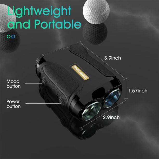 Golf Laser Rangefinder for Golf & Hunting Range Finder Gift Distance Measuring with High-Precision Locking Function