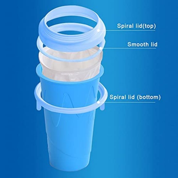 Slushie Maker Cup, Slushy Maker Quick Frozen Magic Smoothies Cup, Portable Squeeze Cup Slushy Maker, Cooling Cup Milk Shake Ice Cream Maker for Kids Family DIY Homemade