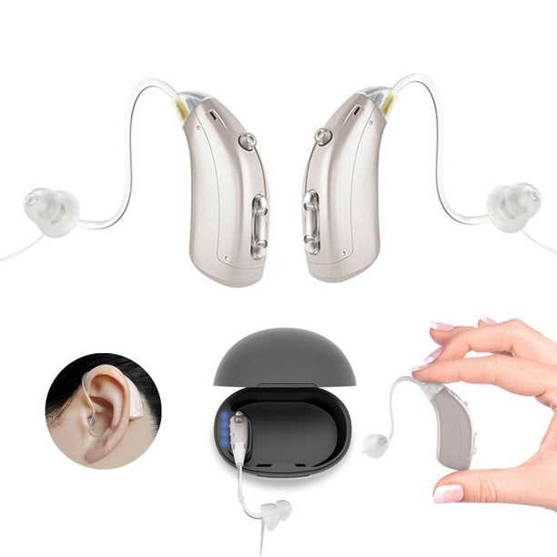 Hearing Aids for Ears,Doosl Hearing Amplifier for Seniors Noise Cancelling with Charging Box