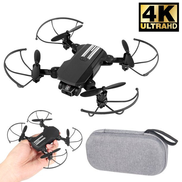 Doosl Drones with Camera for Adults Kids 4k, 3 Extra Battery with Carrying Case, VR Compatible