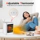 Portable Desk Fan, Mini Evaporative Desktop Air Humidifier Misting Cooler Fan for Room Home Office