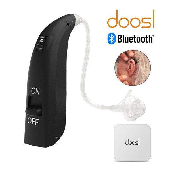 Doosl Rechargeable Hearing Aid for Ears, Bluetooth Hearing Amplifiers with Noise Reduction for Seniors