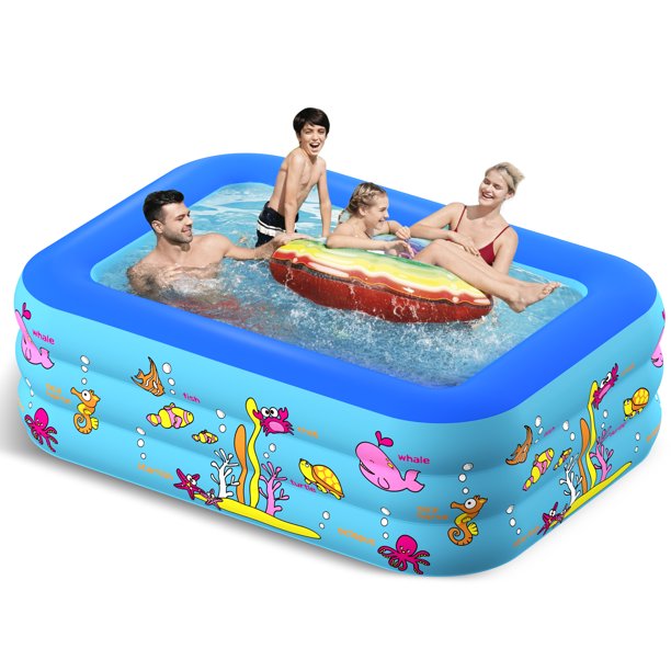 Inflatable Swimming Pool for Adults, Kids Pool Toy