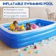 Inflatable Kiddie Thicker Swimming Pool for Kids Family Outdoor Fun Water Toys Ball Pool for Children 3 Layer