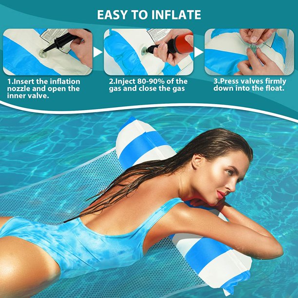 Pool Floats, Inflatable Swimming Pool Loungers for Adults, Kids