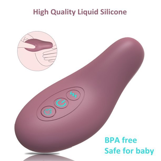 JoRocks Breast Massager, Soft & Comfortable Lactation Massager for Pumping, Breastfeeding, Heat & Vibration for Improve Milk Flow, Clogged Ducts (Dusty Rose)