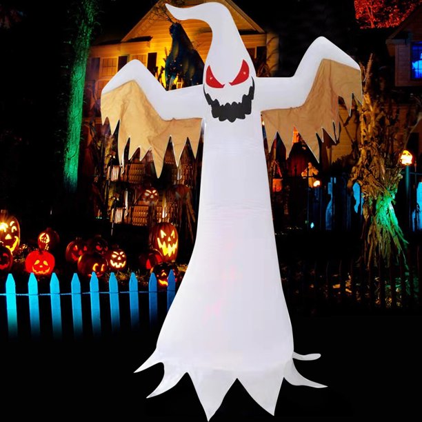 8Ft Red Eye Ghost Inflatable Decoration