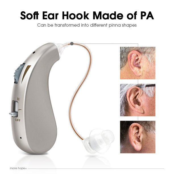 Hearing Aids for Seniors,1Pcs Rechargeable Hearing Aids For Ears with Noise Reduction for Adults Mild, Moderate Hearing Loss