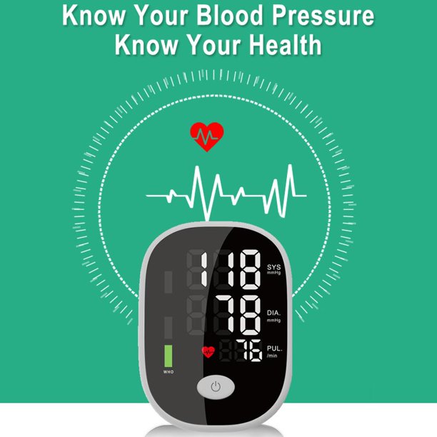 Large LCD Display Blood Pressure Monitor with Voice Broadcast