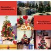 JoRocks 20-inch Christmas Tree, Artificial Pre-lit Xmas Tree for Christmas Holiday Decor