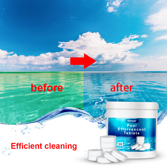 180pcs Chlorine Tablets for Pool , Swimming pool Effervescent Tablets Sanitizing Tablets.