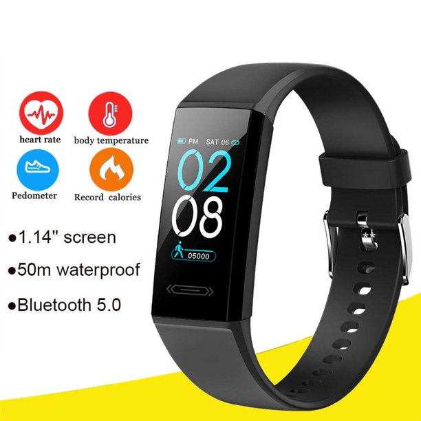 JoRocks Fitness Activity Tracker with Heart Rate Monitor Smart Watch for Women Men Kids