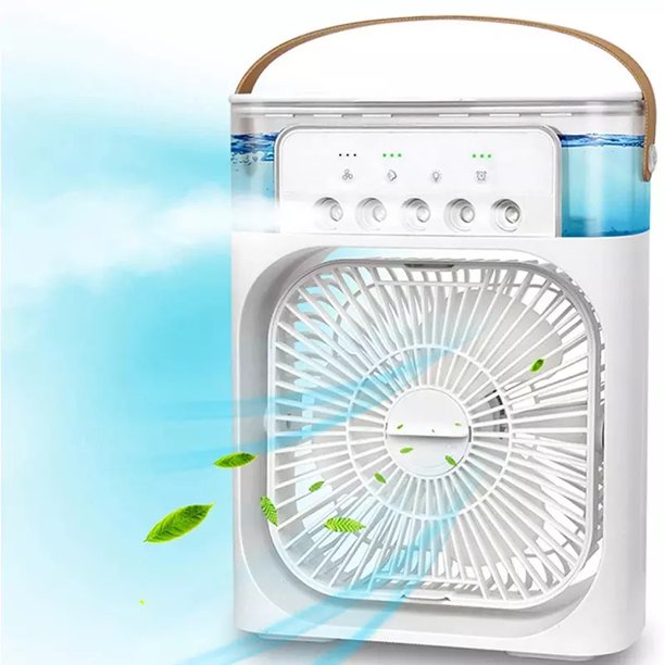 Portable Evaporative Air Cooler, Vinmall Noiseless Personal Air Conditioner White