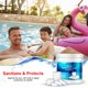 Vinmall Chlorine Tablets for Pool, Hub Hot Tub Cleaning, Slow Dissolving and UV Protected All Natural