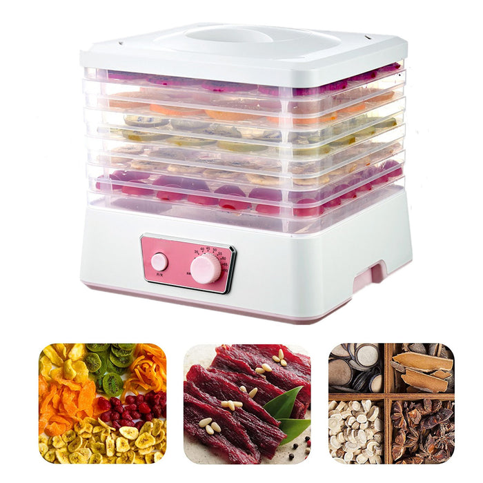 Food Dehydrator Machine for Beef Jerky, Fruits, Vegetables Electric Dryer Machine with 5 BPA-free Trays, Adjustable Temperature Control