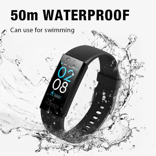 Fitness & Health Tracker with Heart Rate Monitor, Smart Fitness Watch with Built-in GPS, Sleep Tracking, Step Counter, Calorie Counter and More, Fit Women and Men