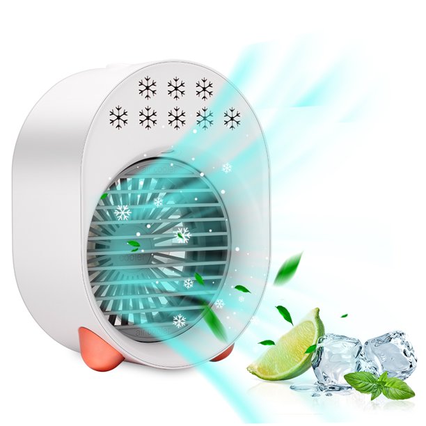 Beenate Portable Air Conditioners, Rechargeable Personal Air Conditioner Fan Mini Evaporative Air Cooler