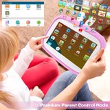 Doosl 7 Inch Kids Tablet 2GB RAM 32GB WiFi Andriod Educational Tablet Dual Camera with Learning Apps, Pink