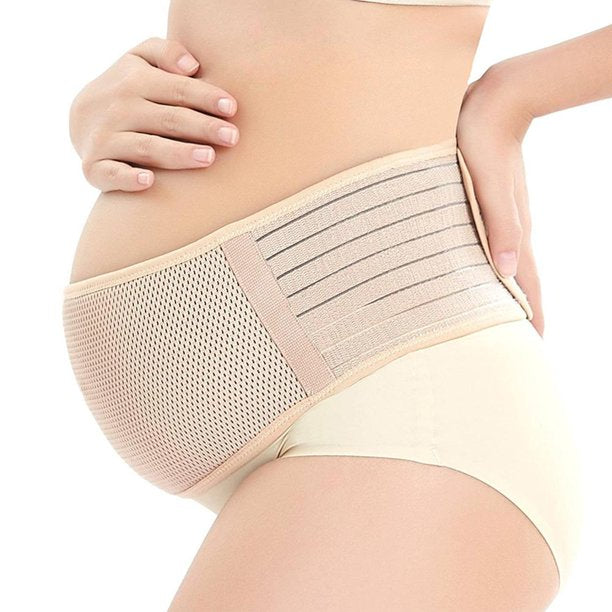 Xpreen Maternity Belt, Breathable Pregnancy Back Support, Premium Belly Band, Lightweight Abdominal Binder for Pregnant Women, Relieve Lower Back, Pelvic and Hip Pain