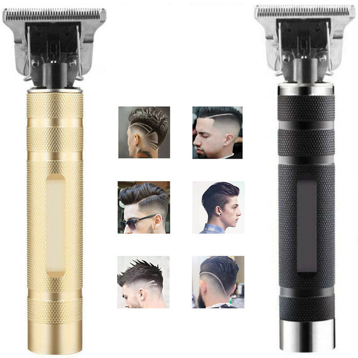 Electric Pro Li Clippers Barber Accessories Grooming Waterproof Rechargeable Cordless Close Cutting T-Blade Trimmer Hair Clippers for Men