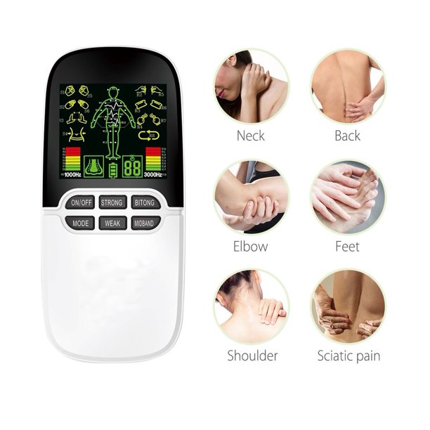 ENS Unit Rechargeable Muscle Stimulator, for Back Neck Pain Muscle Therapy Pain Management Pulse Massager