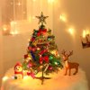 JoRocks 20-inch Christmas Tree, Artificial Pre-lit Xmas Tree for Christmas Holiday Decor