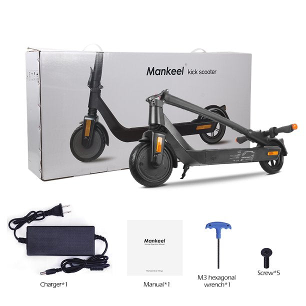 Mankeel Electric Scooter for Adults or Teens and UP with App Controlled, 8.5" 50KM Off Road Scooter with Front and Rear Lights